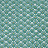 Printed Cotton YAZO Emerald / White